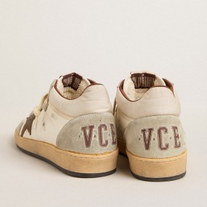 Golden Goose Ball Star LTD Sneakers In Nappa And Nylon With Suede Star And Inserts GMF00628.F005684.82472