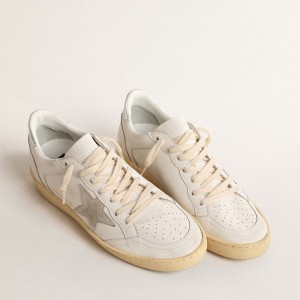 Golden Goose Ball Star Sneakers With Suede Star And Metallic Leather Heel Tab GWF00327.F004538.10273