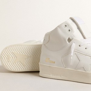 Golden Goose Bio-based Mid-Stardan Sneakers With White Star And Heel Tab GMF00441.F003952.10100