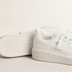 Golden Goose Bio-based Purestar Sneakers With White Star And Heel Tab GMF00197.F003954.10100