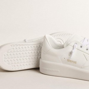 Golden Goose Bio-based Purestar Sneakers With White Star And Heel Tab GWF00197.F003954.10100