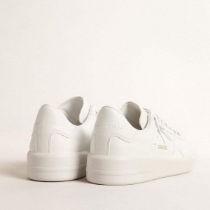 Golden Goose Bio-based Purestar Sneakers With White Star And Heel Tab GWF00197.F003954.10100