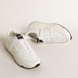 Golden Goose Bio-based Running Sole Sneakers With White Star And Heel Tab GMF00126.F003953.10100