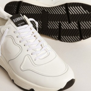 Golden Goose Bio-based Running Sole Sneakers With White Star And Heel Tab GMF00126.F003953.10100