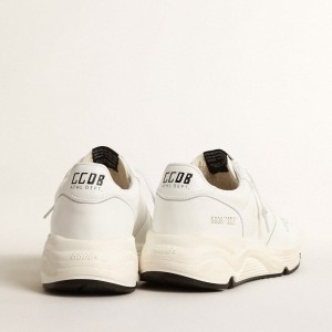 Golden Goose Bio-based Running Sole Sneakers With White Star And Heel Tab GMF00126.F003953.10100