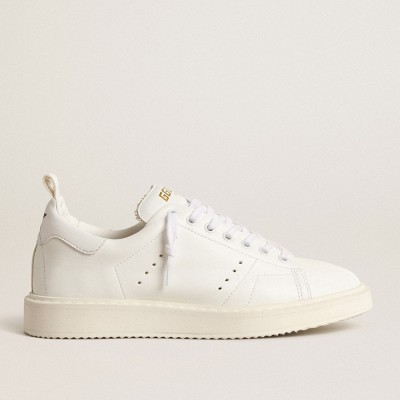 Golden Goose Bio-based Starter Sneakers With White Star And Heel Tab GMF00127.F003949.10100