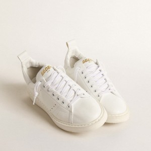 Golden Goose Bio-based Starter Sneakers With White Star And Heel Tab GMF00127.F003949.10100