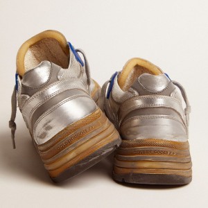 Golden Goose Dad-Star Sneakers Silver GMF00199.F001211.70137