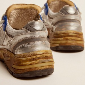 Golden Goose Dad-Star Sneakers Silver GWF00199.F001211.70137