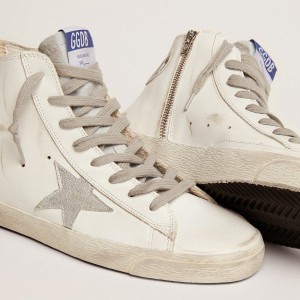 Golden Goose Francy Sneakers Leather With Suede Star GWF00113.F000319.10274