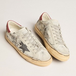 Golden Goose HAUS Of Dreamers Exclusive Super-Star Sneakers In Ice Gray Crust Leather GWF00698.F005610.10201