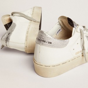 Golden Goose Hi Star Sneakers With Silver Heel Tab GWF00118.F000329.80185