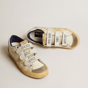 Golden Goose Old School LAB Sneakers In Nappa With Rubber Star And Suede Inserts GWF00531.F004422.11447