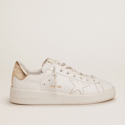 Golden Goose Purestar Sneakers With Gold-coloured Heel Tab GWF00197.F000465.10272