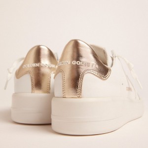 Golden Goose Purestar Sneakers With Gold-coloured Heel Tab GWF00197.F000465.10272