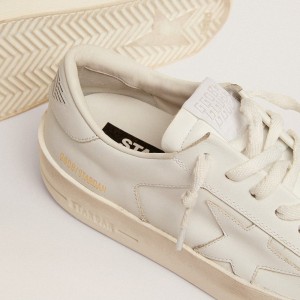 Golden Goose Stardan Sneakers In Total White Leather GWF00128.F000566.10100