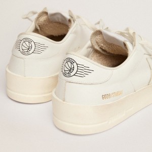 Golden Goose Stardan Sneakers In Total White Leather GWF00128.F000566.10100