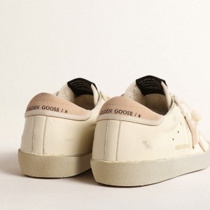 Golden Goose Super-Star LTD Sneakers In Nappa With Suede Star And Heel Tab GWF00101.F004655.11528