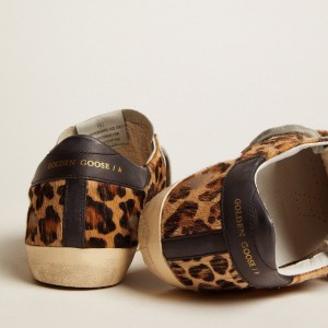 Golden Goose Super-Star Sneakers In Leopard Print Leather GWF00101.F000565.80189