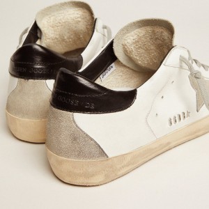 Golden Goose Super-Star Sneakers With Black Heel Tab And Metal Stud Lettering GWF00102.F000318.10220