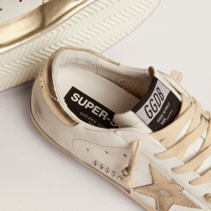 Golden Goose Super-Star Sneakers With Gold Foxing GWF00101.F000316.10272