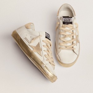 Golden Goose Super-Star Sneakers With Gold Foxing GWF00101.F000316.10272