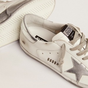 Golden Goose Super-Star Sneakers With Laminated Star And Heel Tab GMF00101.F000314.80185