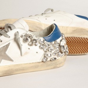 Golden Goose Rhinestones Super-Star Sneakers GWF00174.F003764.11323