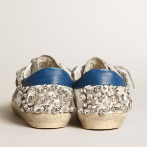 Golden Goose Rhinestones Super-Star Sneakers GWF00174.F003764.11323