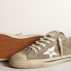 Golden Goose V-Star Sneakers With Suede Upper And Silver Star GMF00129.F003433.60372