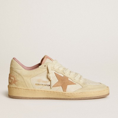 Golden Goose Ball Star Sneakers LTD In Leather And Suede With Suede Star And Heel Tab