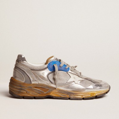 Golden Goose Dad-Star Sneakers Silver