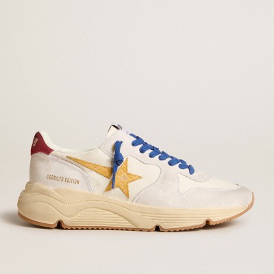 Golden Goose Running Sole Shoes LTD In Nappa With Leather Star And Suede Heel Tab