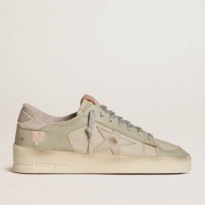 Golden Goose Stardan Sneakers In Nappa And Leather With Suede Star And Heel Tab