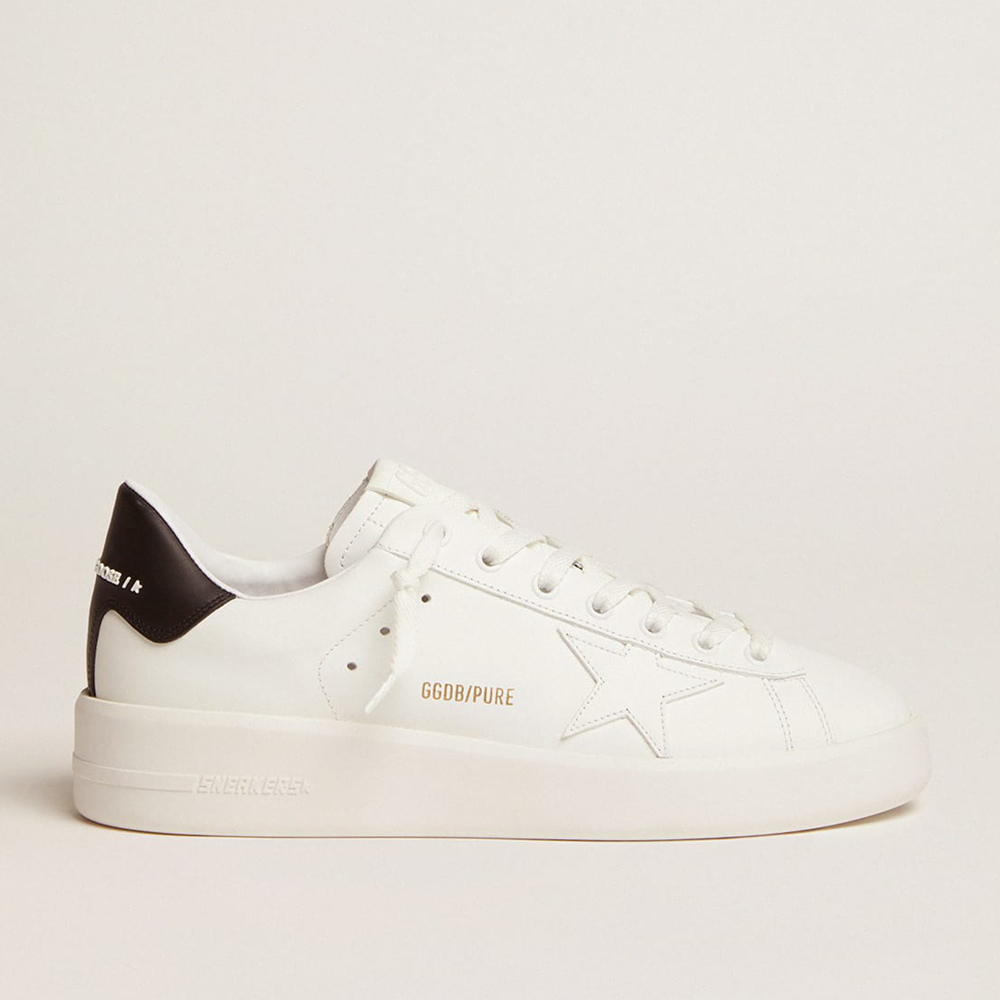 Golden Goose Purestar Sneakers With Black Heel Tab